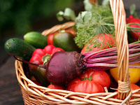 Homegrown veggies from your garden